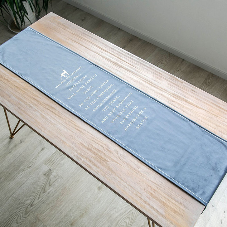 北欧现代简约ins餐桌布电视柜茶几轻奢丝绒...