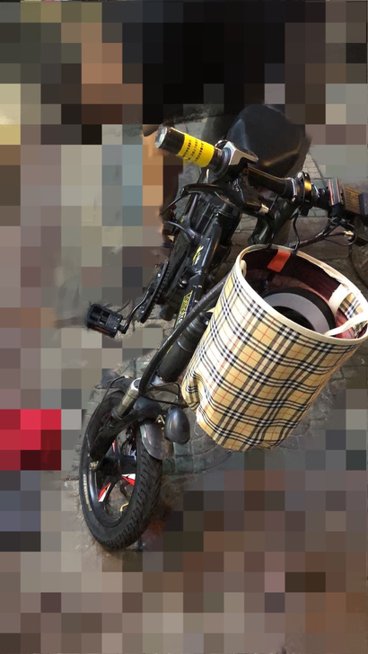 七成新【迷你折叠电动车】