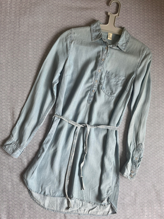 forever21 牛仔连衣裙