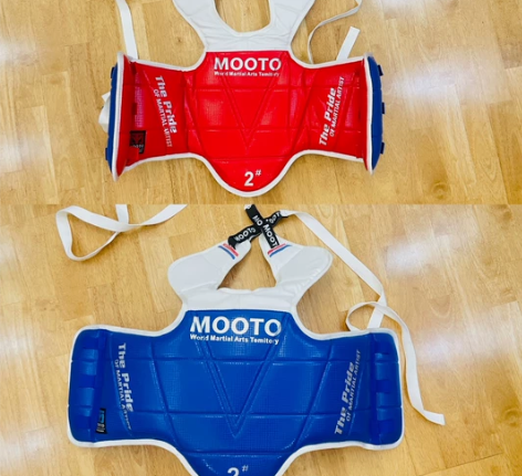 全新跆拳道护具MOOTO2号9件套蓝色全套...
