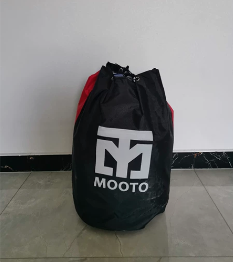 MOOTO跆拳道护具八件套（蓝色带头盔），...