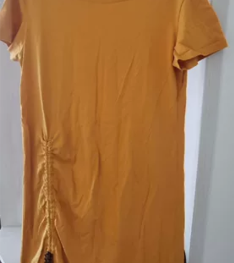 白茶抽绳长裙，有气质，显身材，s码，全棉材...