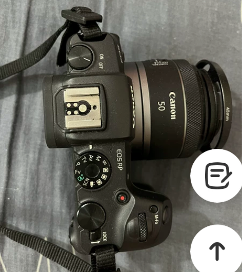 佳能EOSRP +rf50 1.8 9成新...