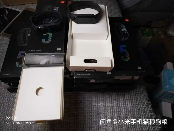 小米手环 5 石墨黑 动态彩屏 心率运动手...