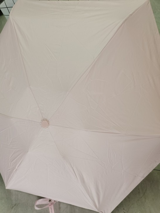 全新浅粉色防晒伞，UPF50+，低价出售