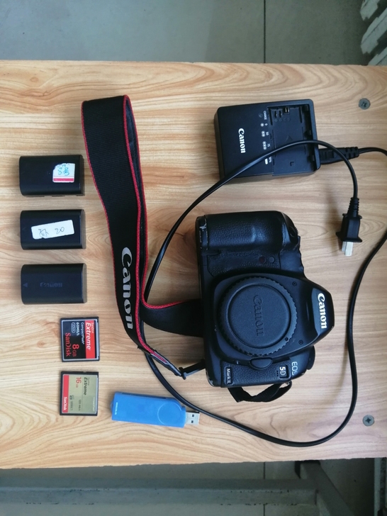 佳能5D2单反数码相机，一代神机无敌兔。照...