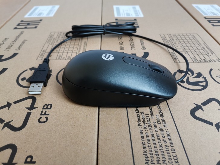 全新拆机原装HP惠普商用品牌机标配有线鼠标...