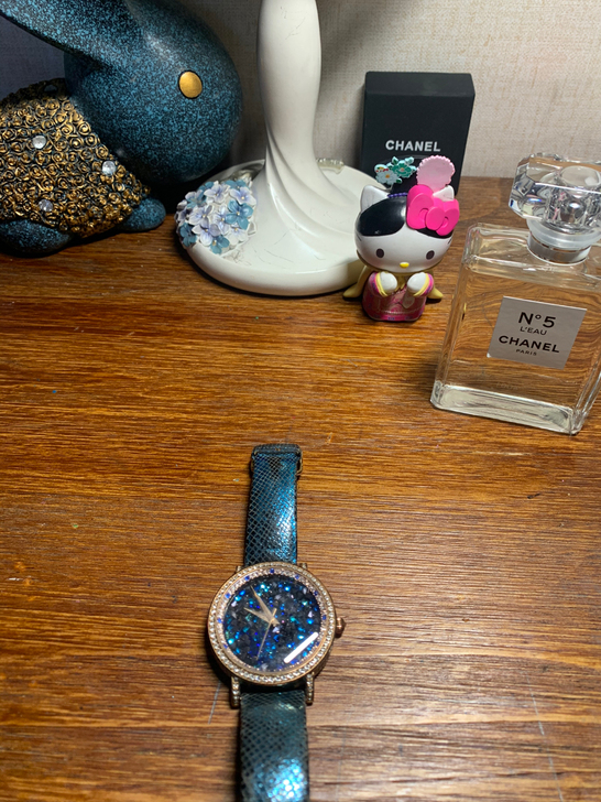手表，表带如图，表盘特别闪，买的时候是因为...