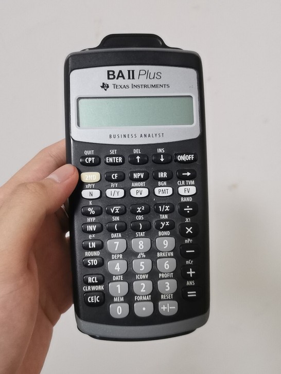 金融计算器BAII