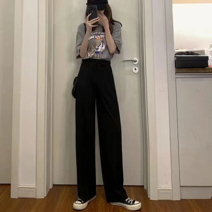 下单备注：阔腿冰丝裤颜色