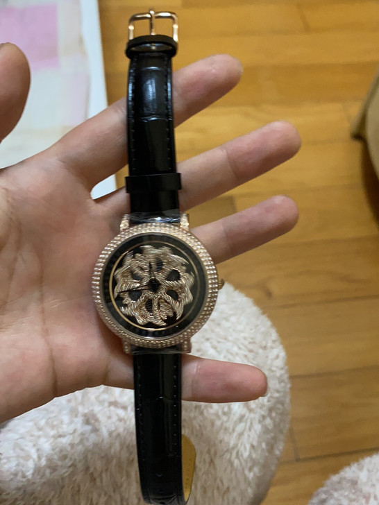 davena的时来运转手表，有两根表带，黑...