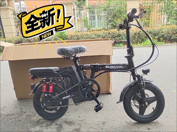 全新折叠电动自行车代驾神器代步电瓶电动车4...