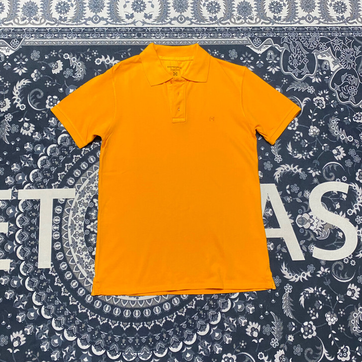 全新珠网棉暴力橙男士夏季短袖polo衫T恤...