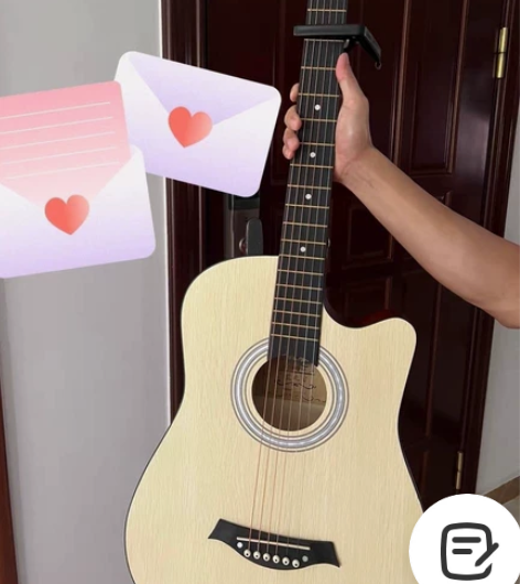 吉他全新出手我男朋友自己花900买了一个吉...
