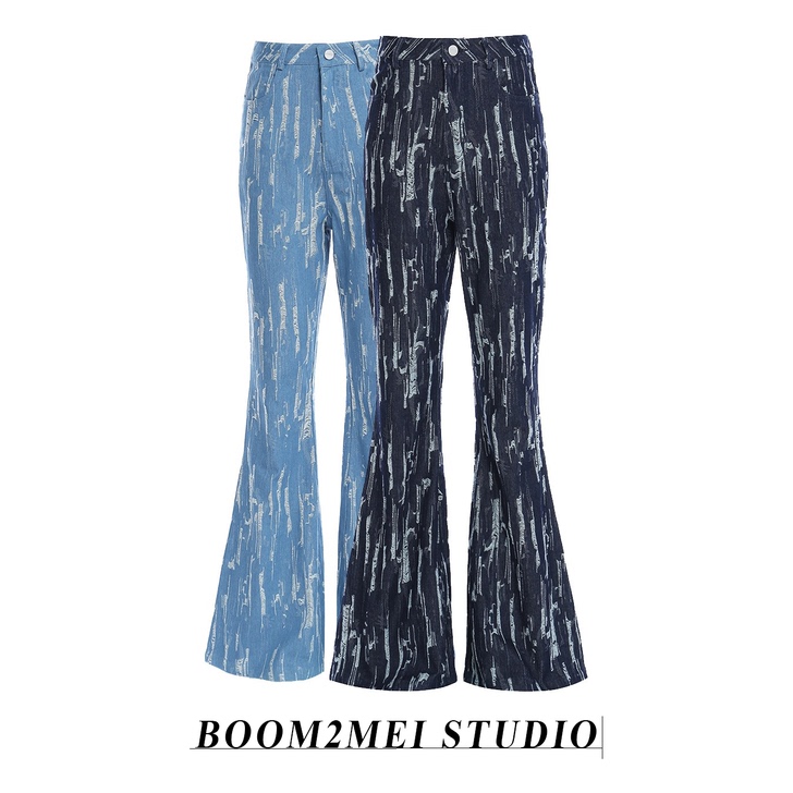 牛仔裤，深蓝色