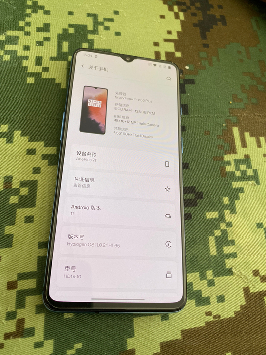 一加7T 8128 成色看图99新无磕碰 ...