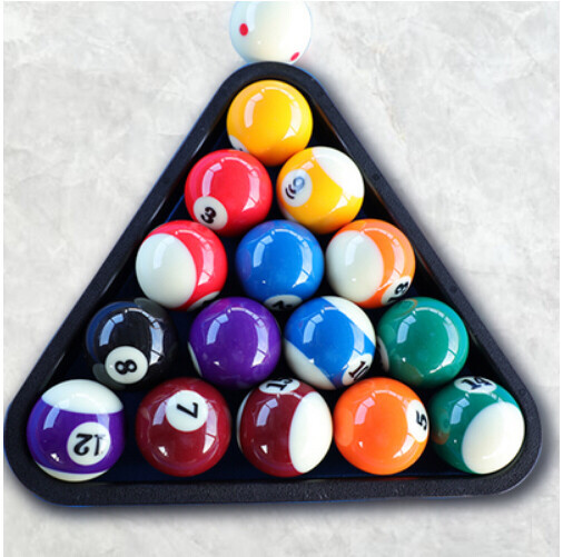 标准型台球美式黑八57mm专用台球子