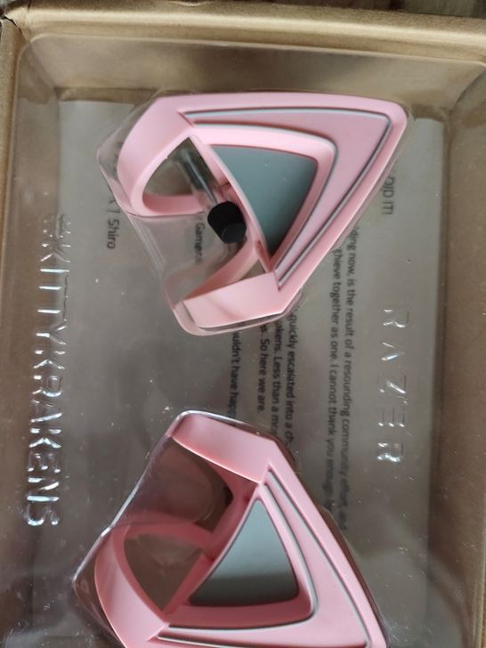 正版全新雷蛇猫耳 只有耳朵