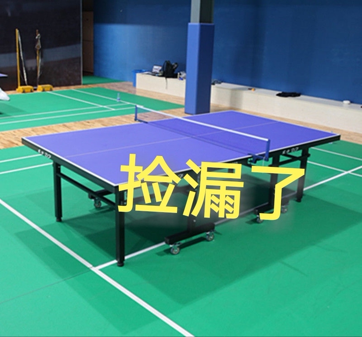 全新包邮室内乒乓球台乒乓球桌家用乒乓球准折...