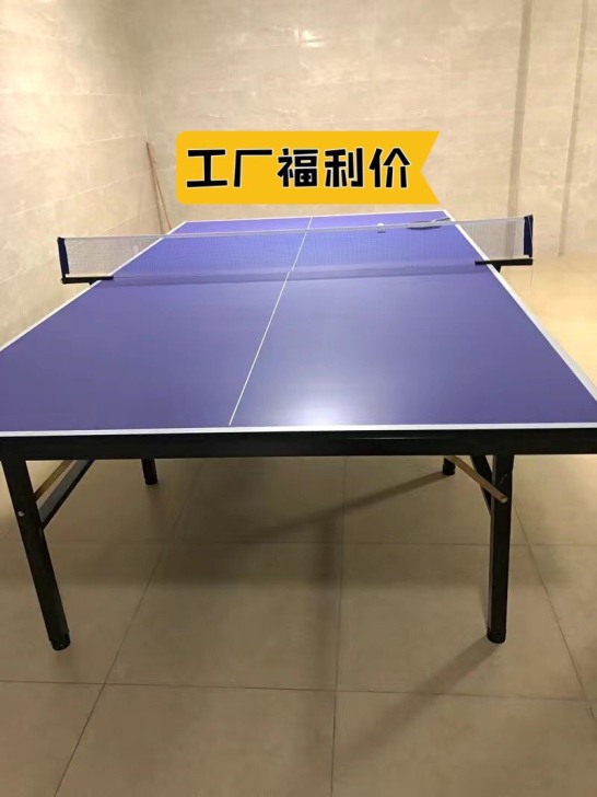 全新【厂家福利价】乒乓球桌室内可折叠家用国...