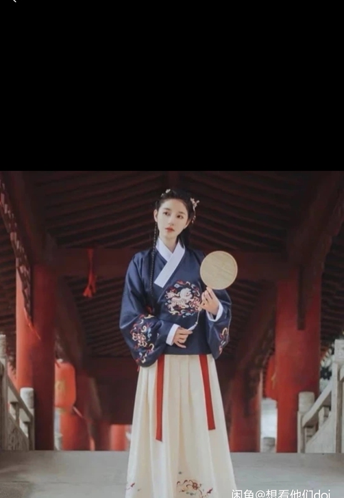 池夏猊儿全套白菜汉服明制交领短袄猊儿狮子，