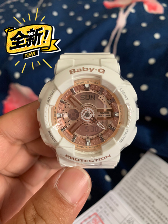 实体店刚买的手表，碍于直男老公给买的礼物，...