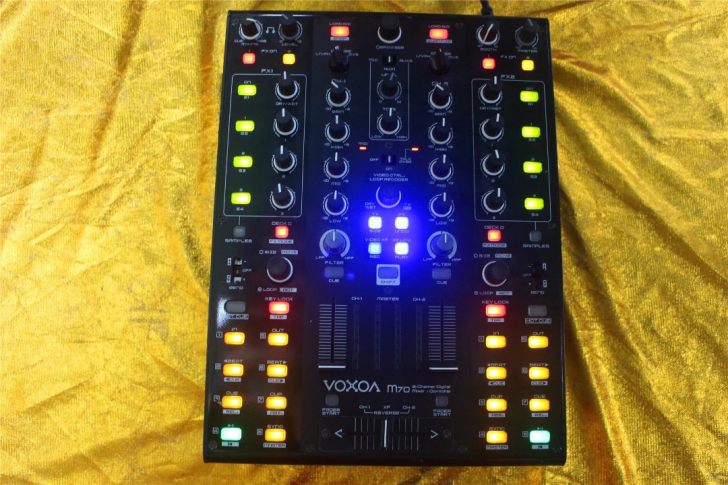 锋梭m70 dj混音台 内置dj数码声卡