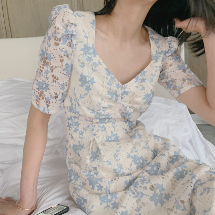 蕾丝雪纺衫