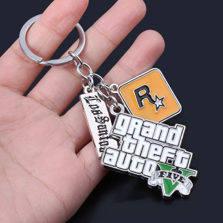 GTA5游戏周边挂件书包钥匙扣侠道列猎飞车...