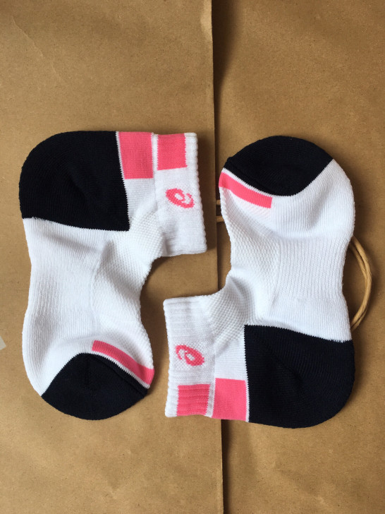 #网球配件#一包2双亚瑟士男女毛巾底结实耐...