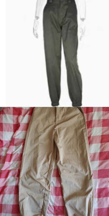 街舞工装休闲裤女夏束脚长裤颜色分类卡其色，...