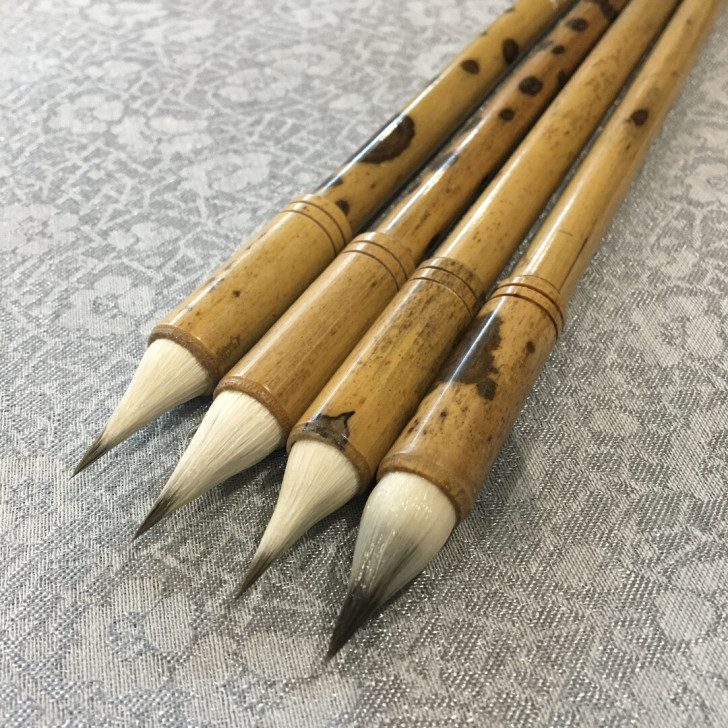 香妃鸡距笔-蒜头短峰抄经小楷笔，紫豪羊毫兼...