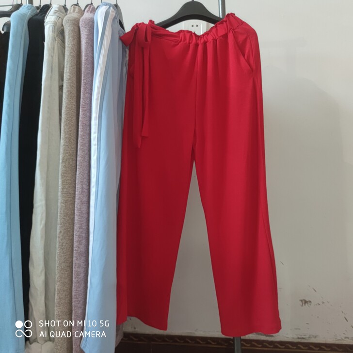 130斤以内可穿冰丝裤休闲阔腿裤夏季女装长...