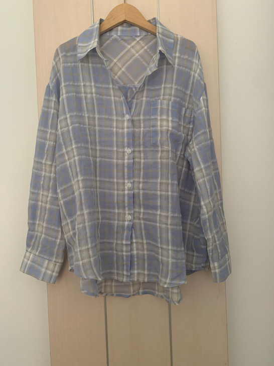 全新纯棉衬衣均码女