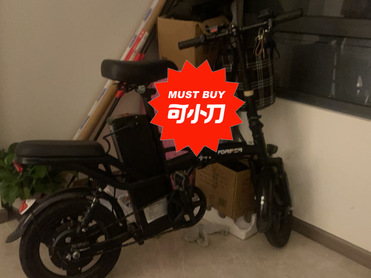 永久折叠电动车 买了一个多月 有事回家用不...