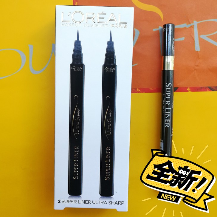 欧莱雅眼线笔两只装,购于北京中服免税店,买...