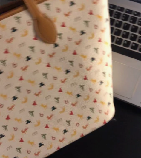 不莱玫包包 如图所示 包包容量很大 没有内...