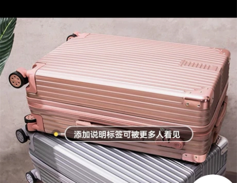 网红拉杆箱旅行箱大学生密码皮箱包24寸20...