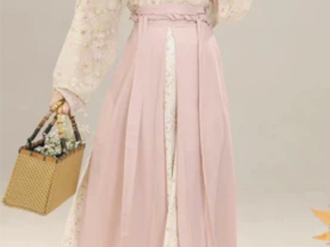 茗月宣汉服 吊带+飞机袖+宋裤 咸鱼买的 ...