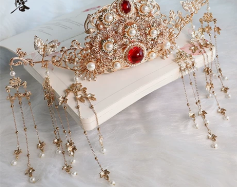 汉服发饰 感兴趣的话点“我想要”和我私聊吧...