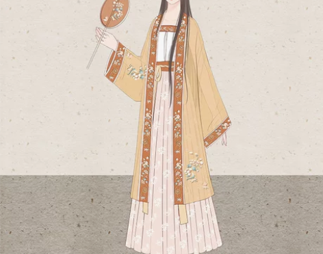 仙楚姬原创汉服女正品【初欢】宋制对襟飞机袖...