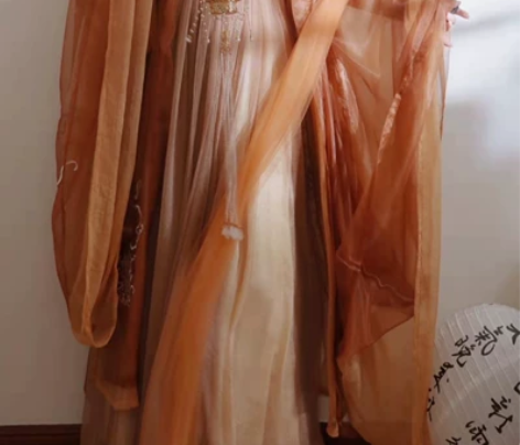 仙楚姬原创汉服   梦璃诃子裙XS码全新带...