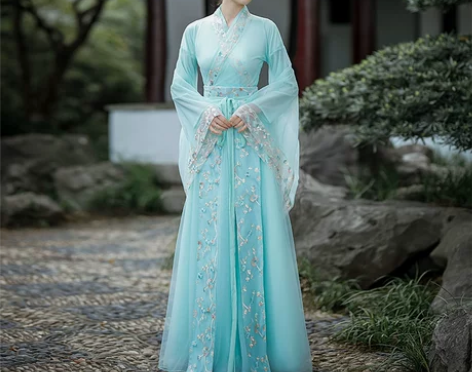 蝶恋花古装汉服女2022新款中国风古风飘逸...