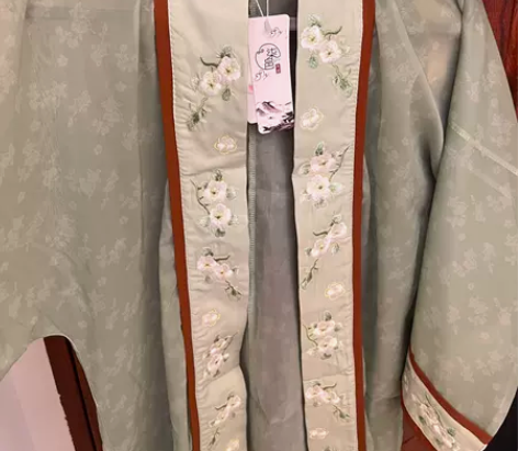 柒邑汉服，褙子外套L码，仅试穿，买来送女朋...