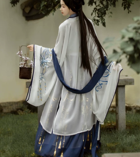 千韵岗琼华汉服女秋款正品原创古装中国风超仙...