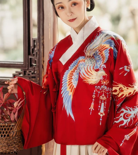 限量款 白鹿时-灵昭 红 风华录 原创刺绣...