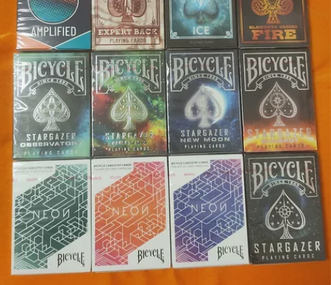 bicycle花切扑克牌 如图12副一起打...