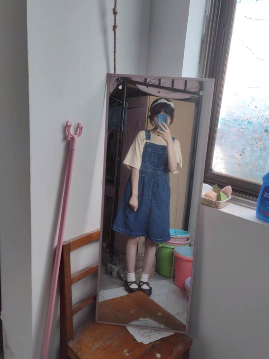 夏季新款学院风小个子牛仔背带裙中长款过膝日...