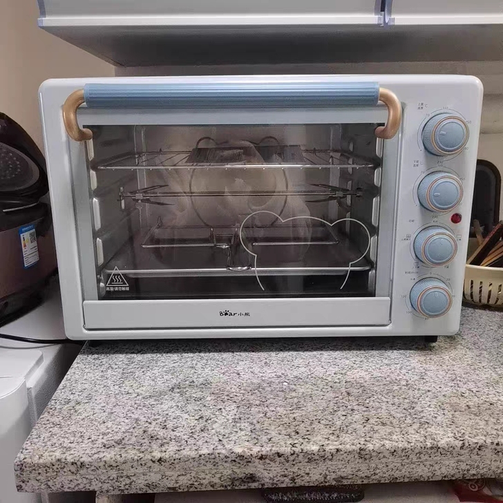 小熊烤箱家用烘焙小型多功能全自动35L大容...