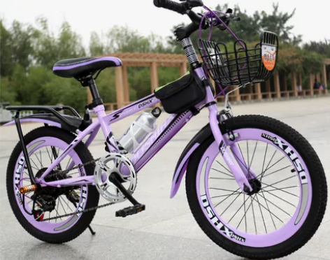 都市恒星自行车 儿童女孩女童公主款6-8-...